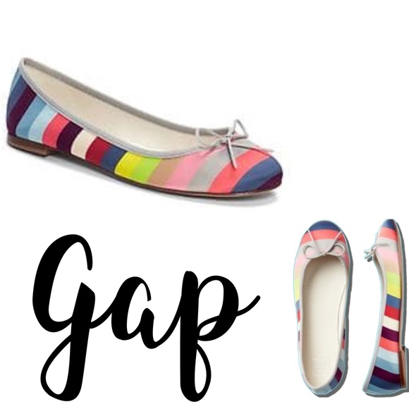 🆕Gap Metallic Stripe Sweater & Matching Flats - Picture 2 of 2