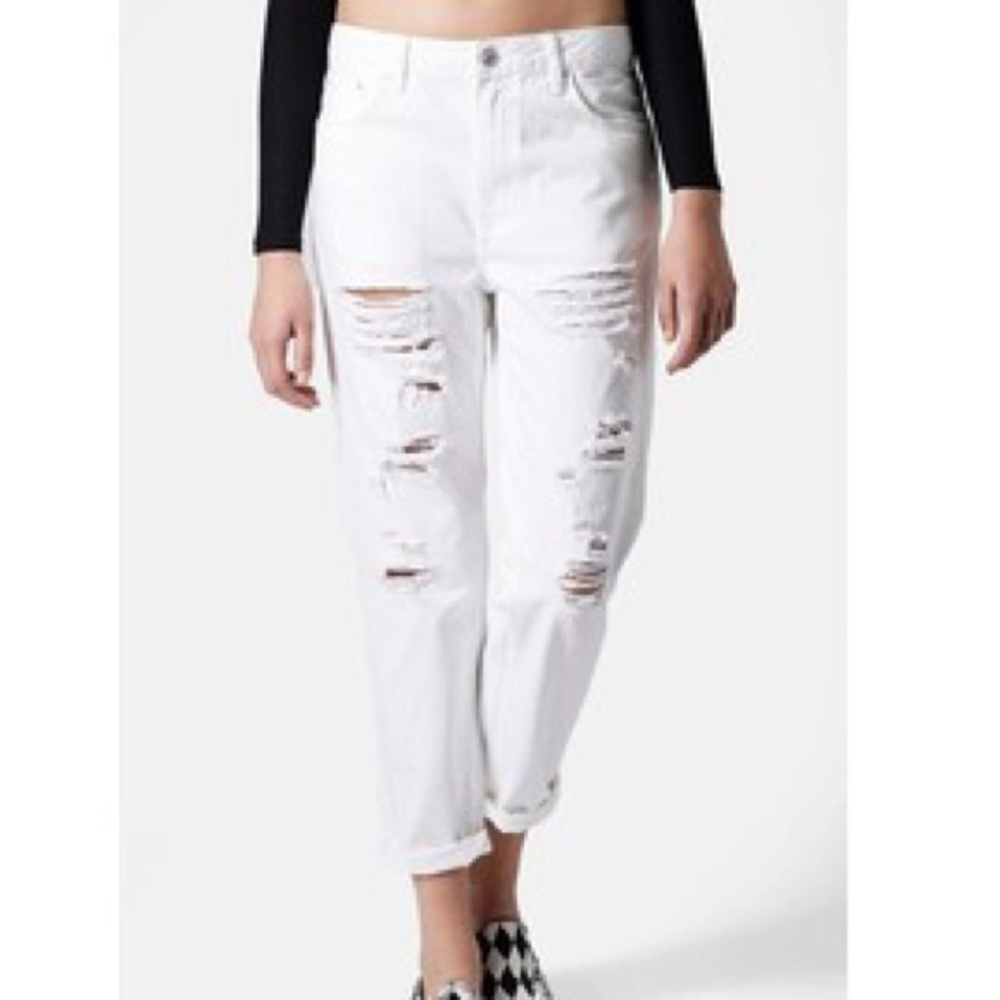 White topshop Hayden jeans