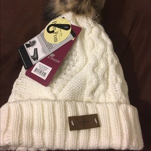 White Pom Pom Beanie