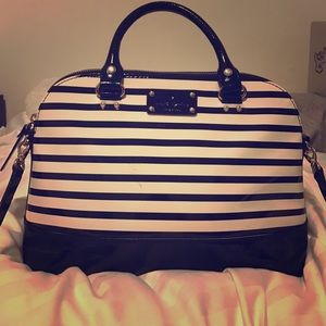 Kate Spade Rachelle Patent Stripe Bag