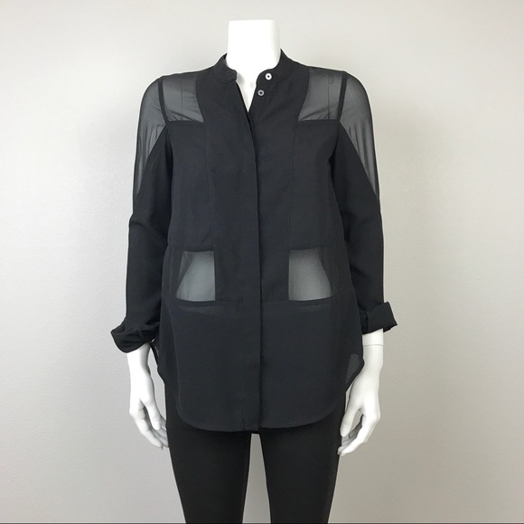 NWT Karen Millen Black Shirt - Picture 3 of 5