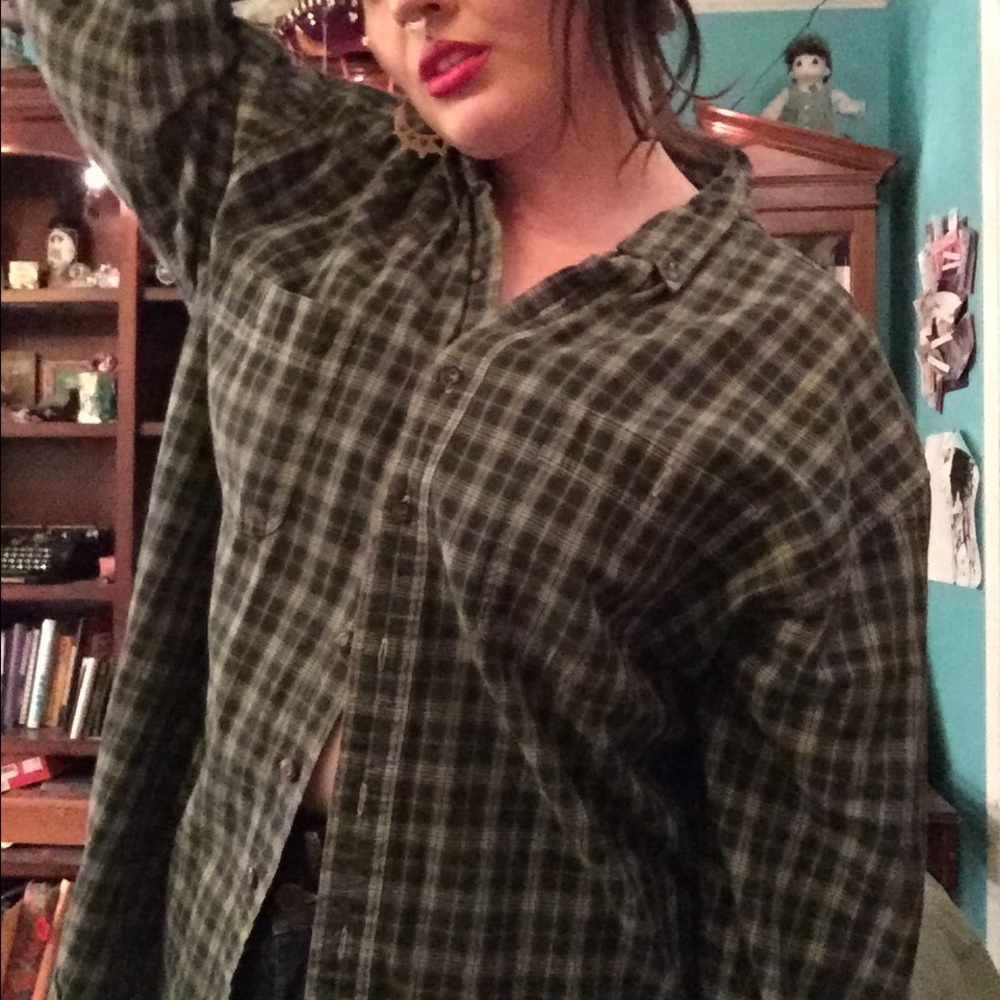 Oversized Flannel Shirt