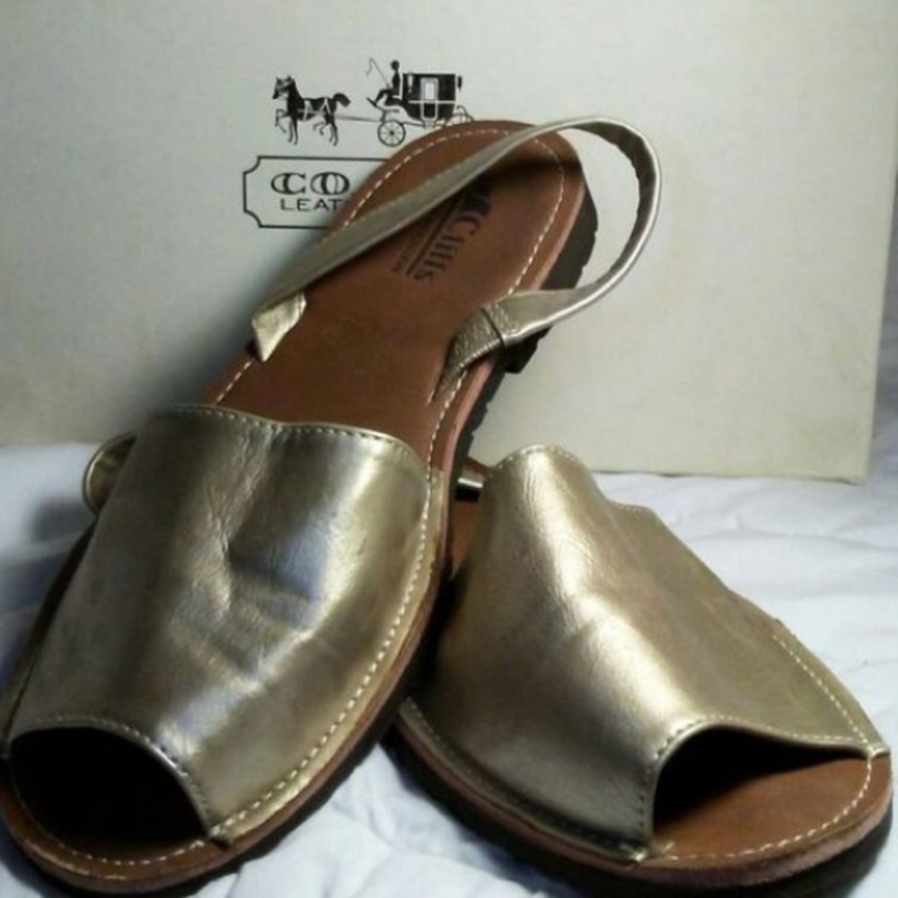 Sandals (light gold color )