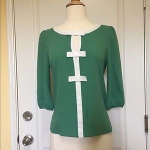 Comme Toi 3/4-Sleeve Blouse Size S.