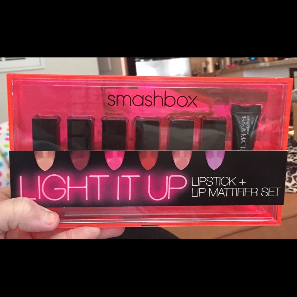 Smashbox Light it Up Lipstick & Mattifier Set