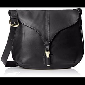 Foley + Corinna Arrow Leather Saddle Bag