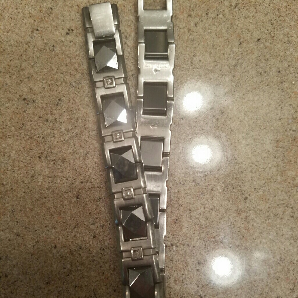 Mens diamond bracelet