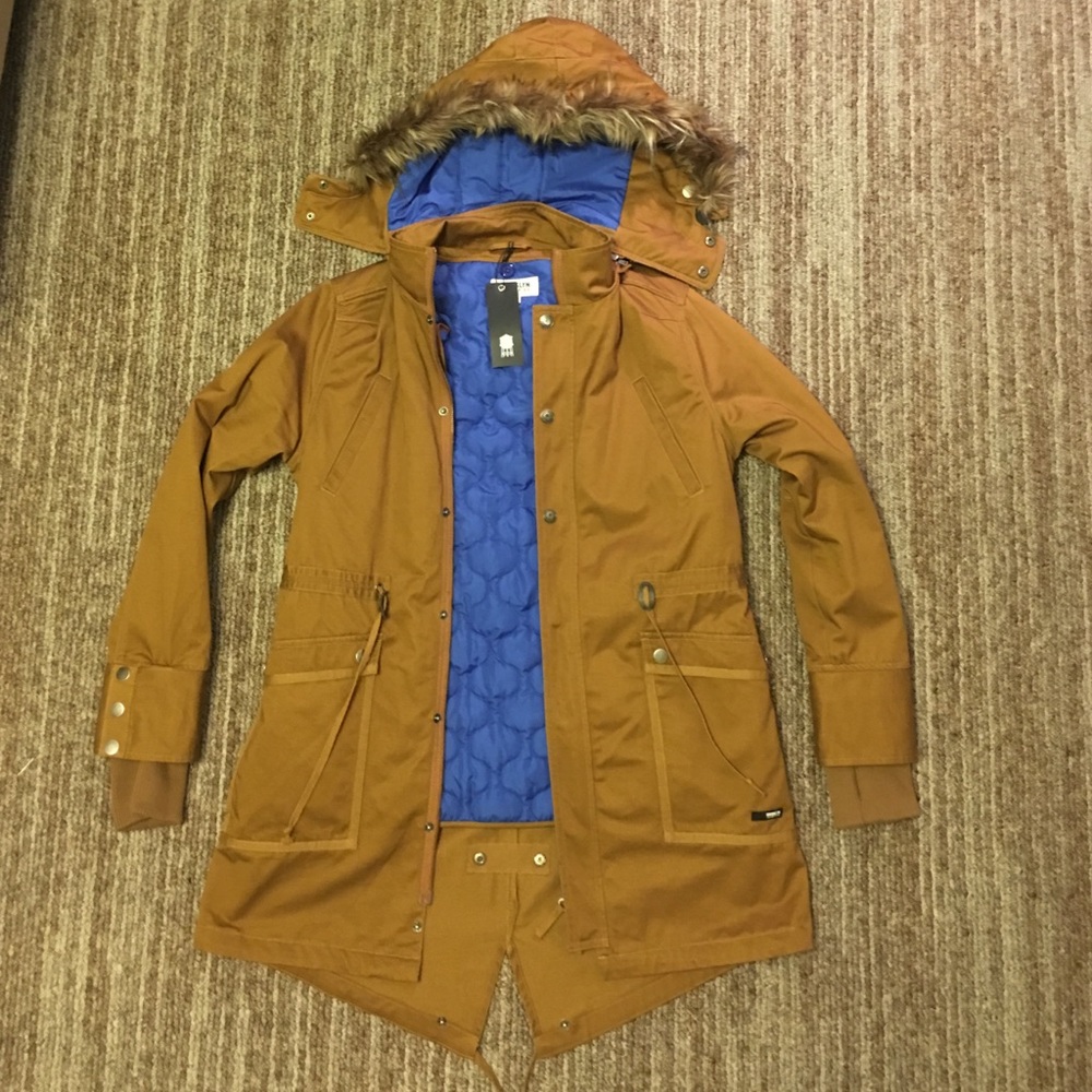 Brooklyn Industries Moto Parka w/Removable Lining