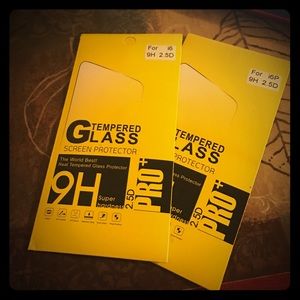 2 pack Tempered Glass screen protector for IPhones