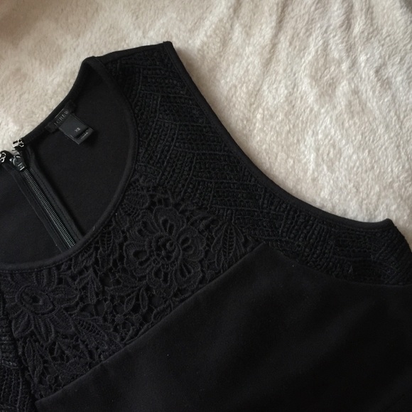 J. Crew Plain Black Sleeveless Peplum Top - Picture 3 of 8
