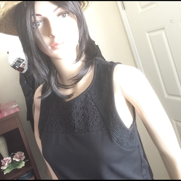 J. Crew Plain Black Sleeveless Peplum Top - Picture 4 of 8