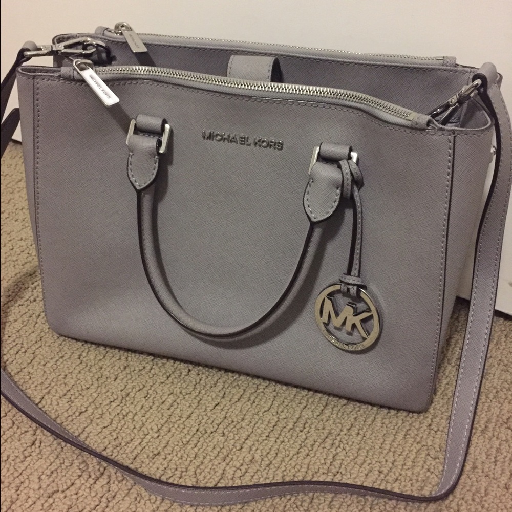 Michael Kors original purse bag gray