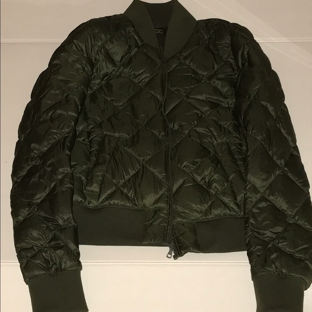 Uniqlo Army green bomber jacket