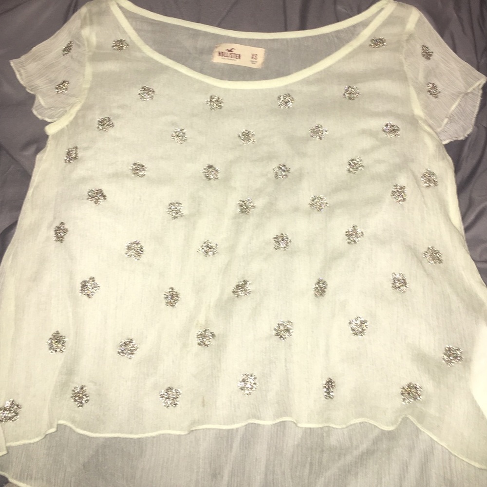Pretty hollister blouse never worn (xs)