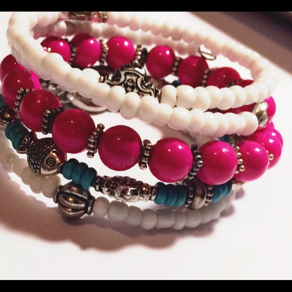 4 wrap memory wire adorable bracelet