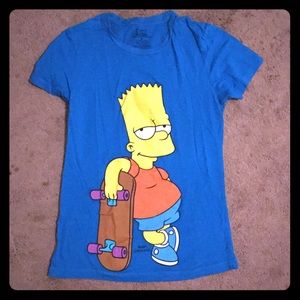 Bart Simpson skateboard tee