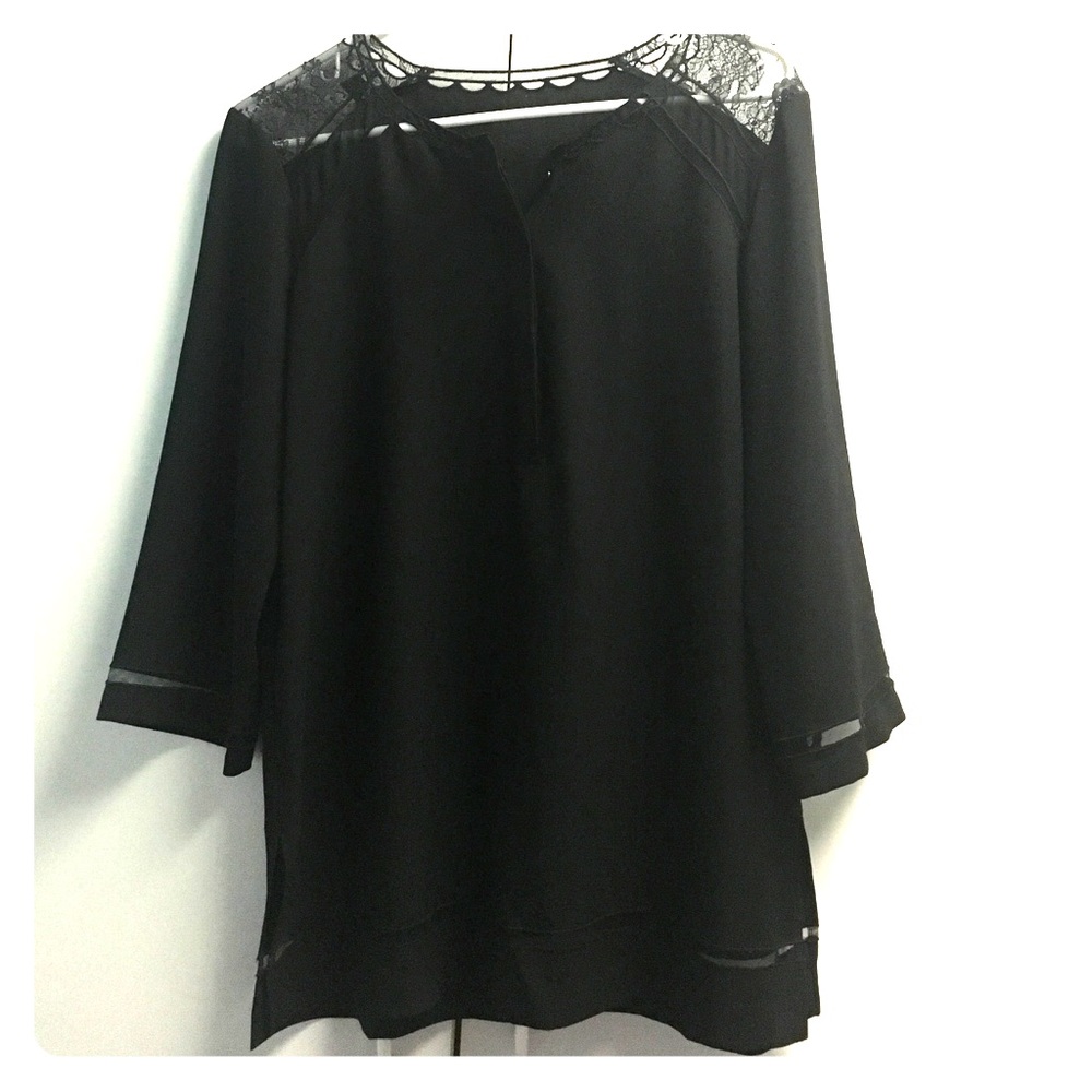 1DAYSALE! Ann Taylor Black blouse