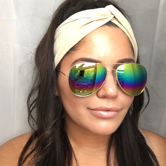 Rainbow Aviator Sunglasses 🌈 🕶 - Picture 2 of 3