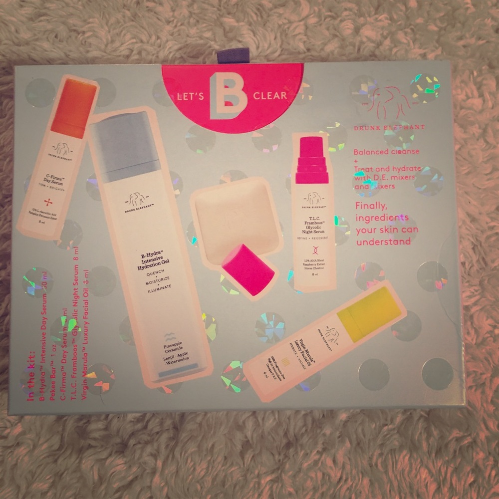 Drunk elephant Let's be Clear set