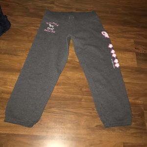 PINK VS gray sweatpants