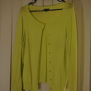 Express Cardigan (Neon Green)