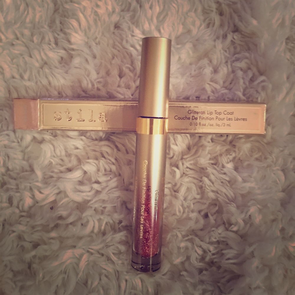 Stila Glitterati lip top coat in Transcend