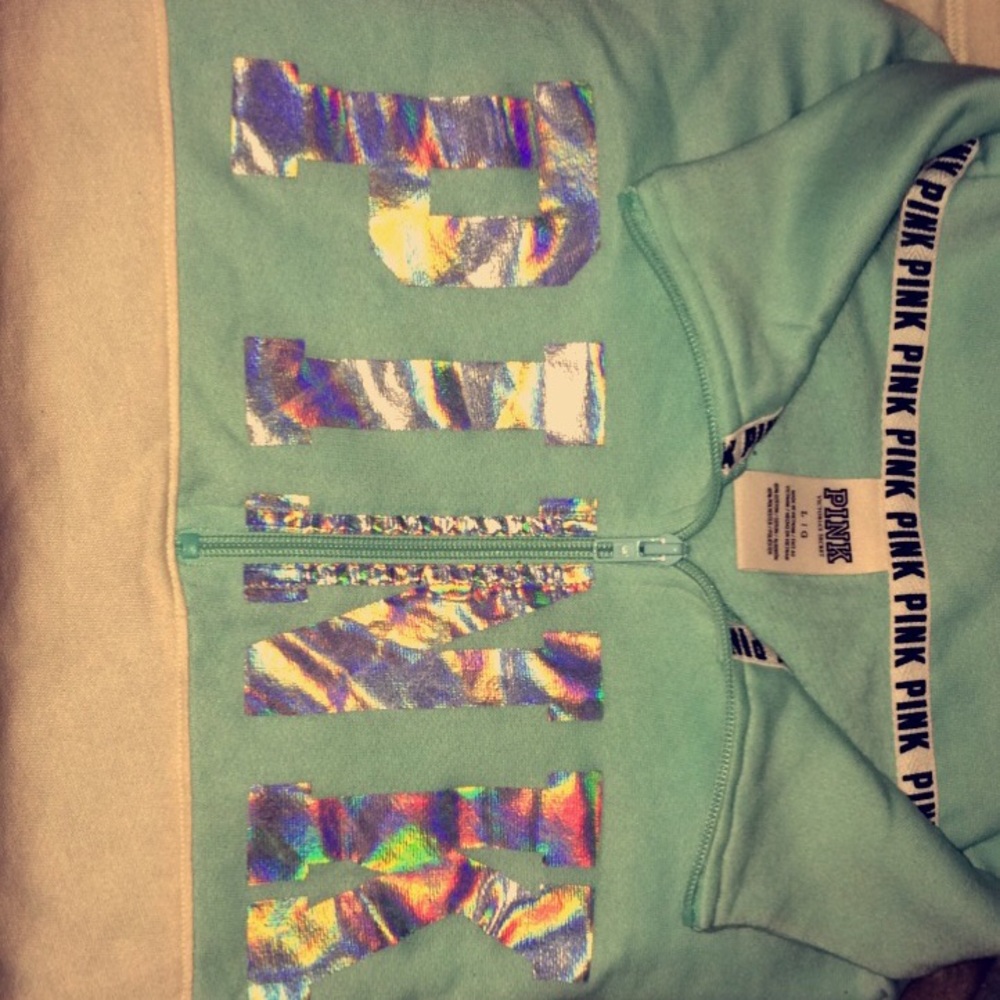 👉🏻ON HOLD!👈🏻 Large PINK half zip!