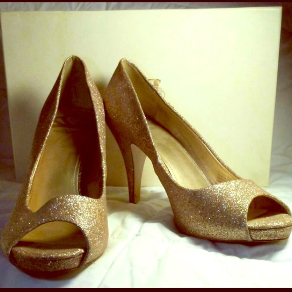 Light Gold glitter 3" or 4"