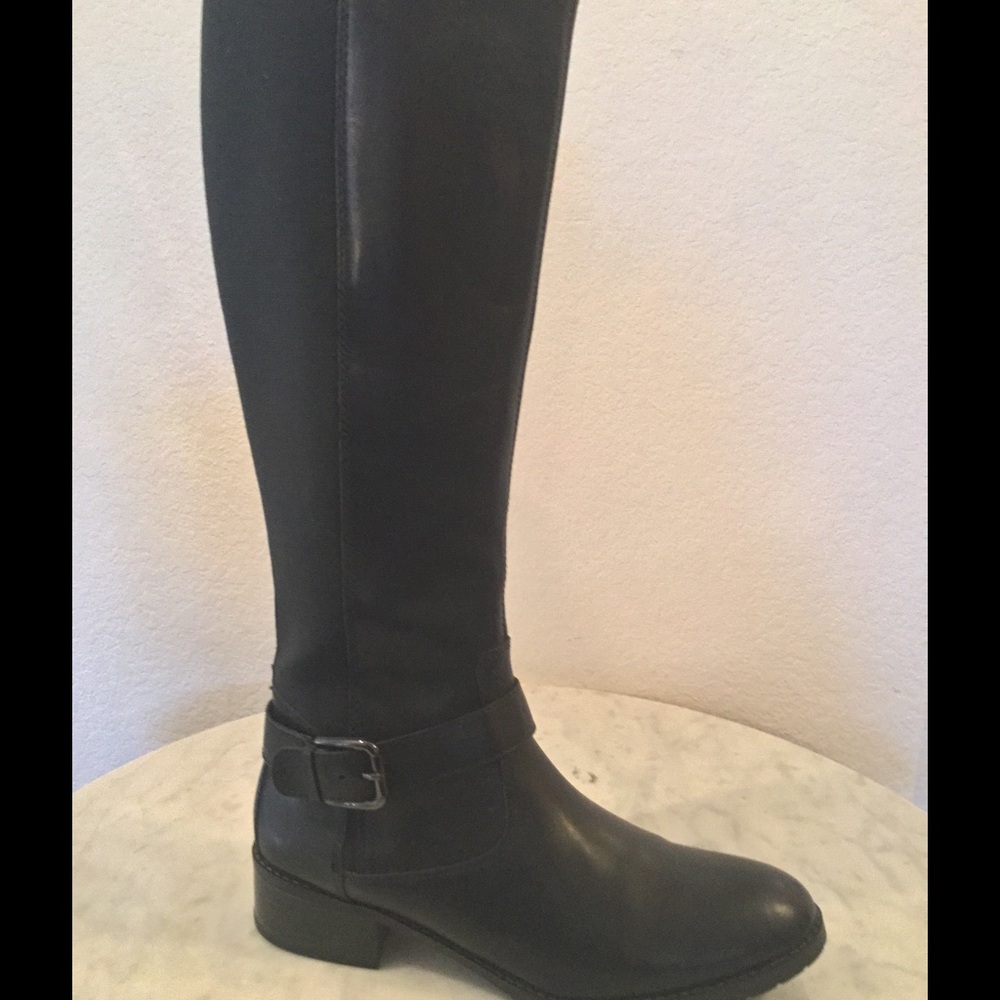 D J Pliner "Beso" Tall Leather Riding Boot Sz 10 M