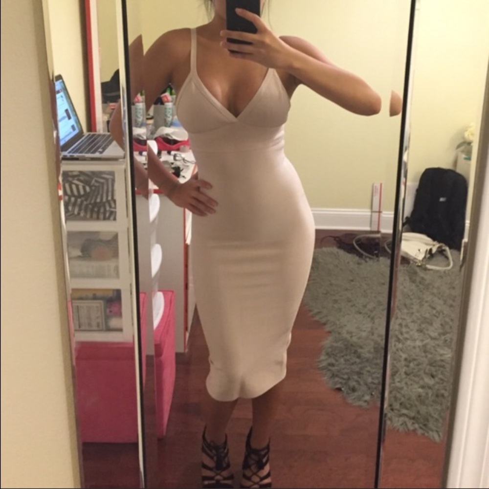 Nude Bandage Dress