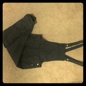 Charcoal Gray Overalls