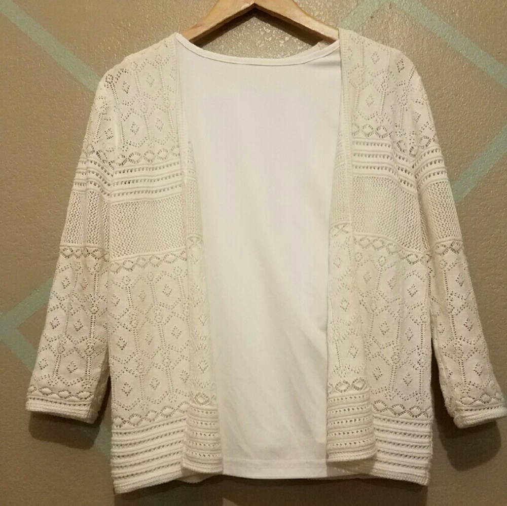 Cardigan with tank top