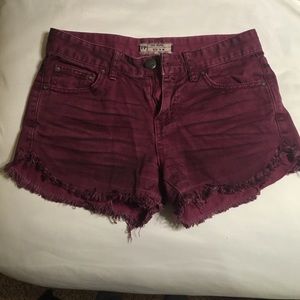 Free People Jean Shorts