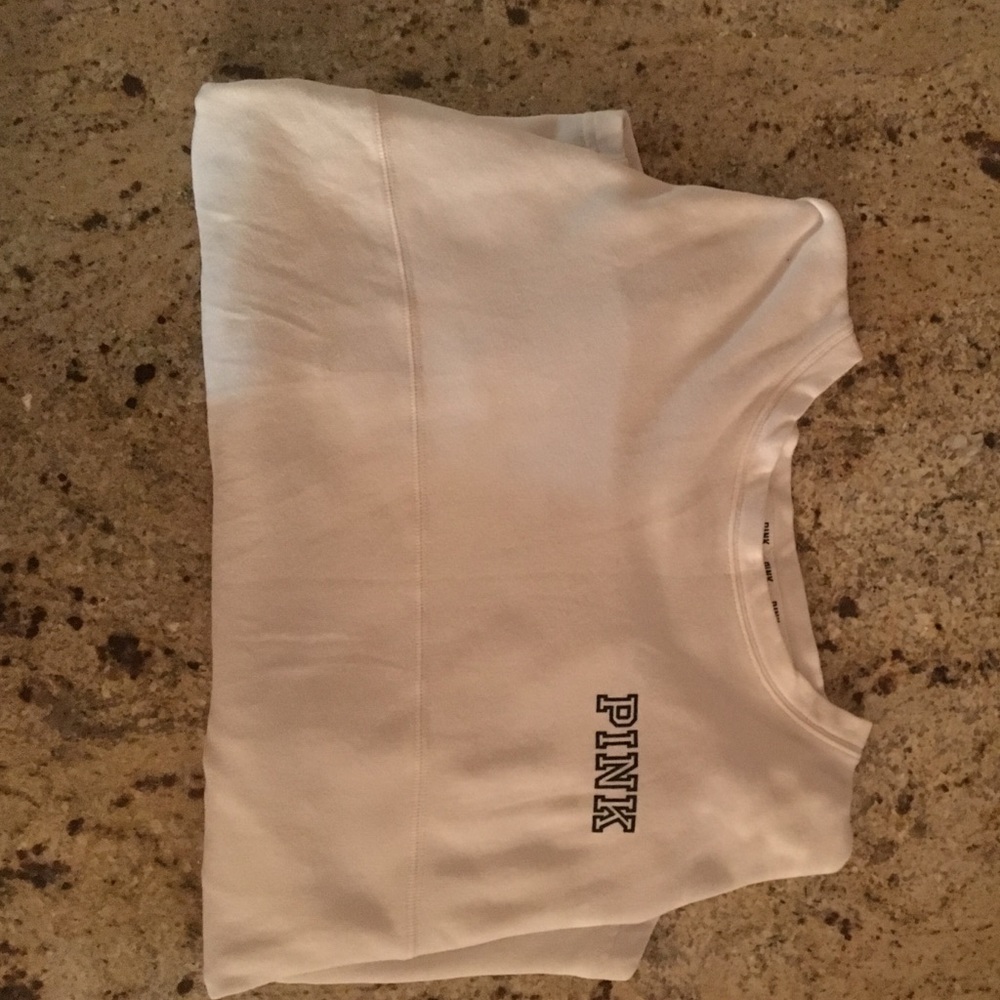 White long sleeve Victoria secret sweater