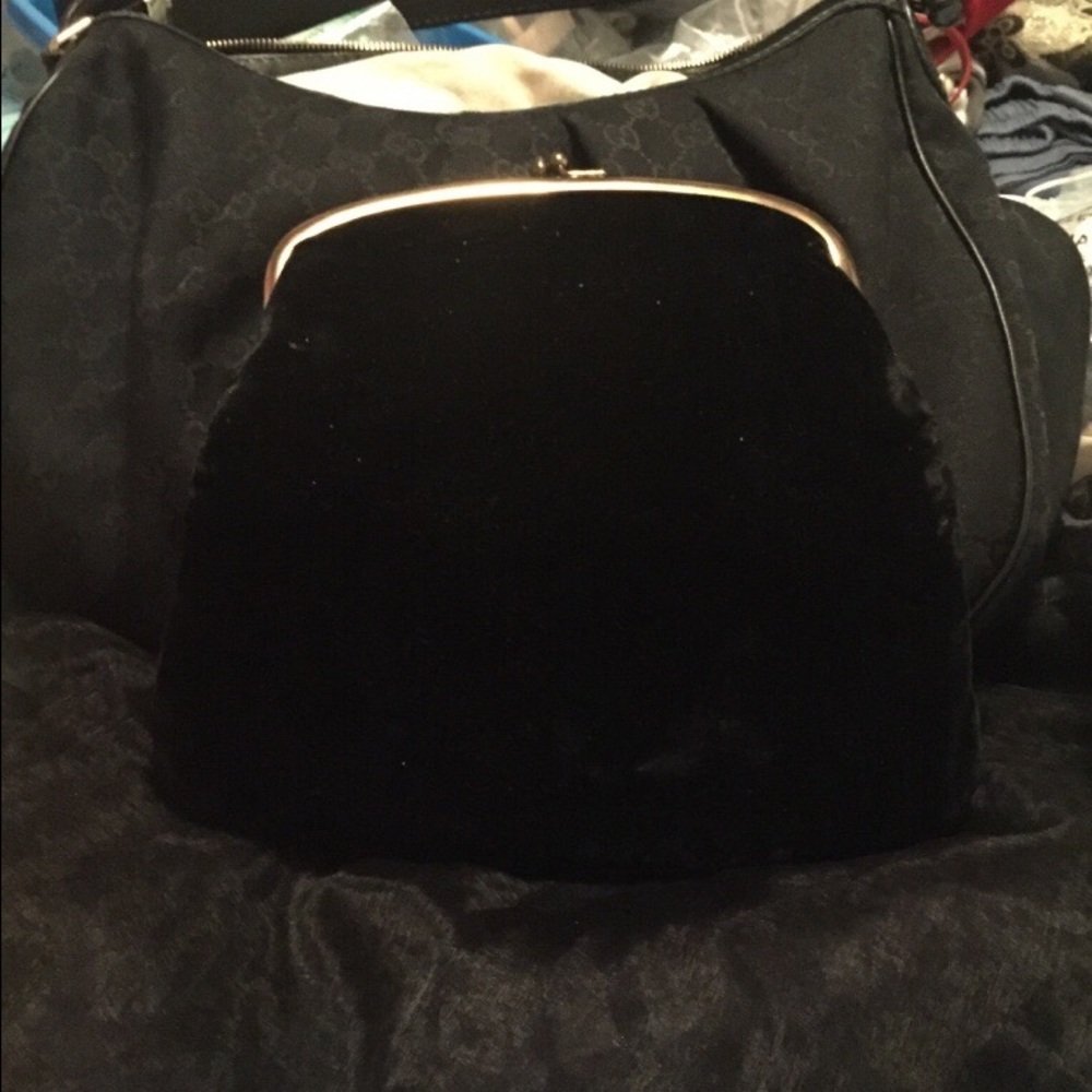Antique evening clutch .