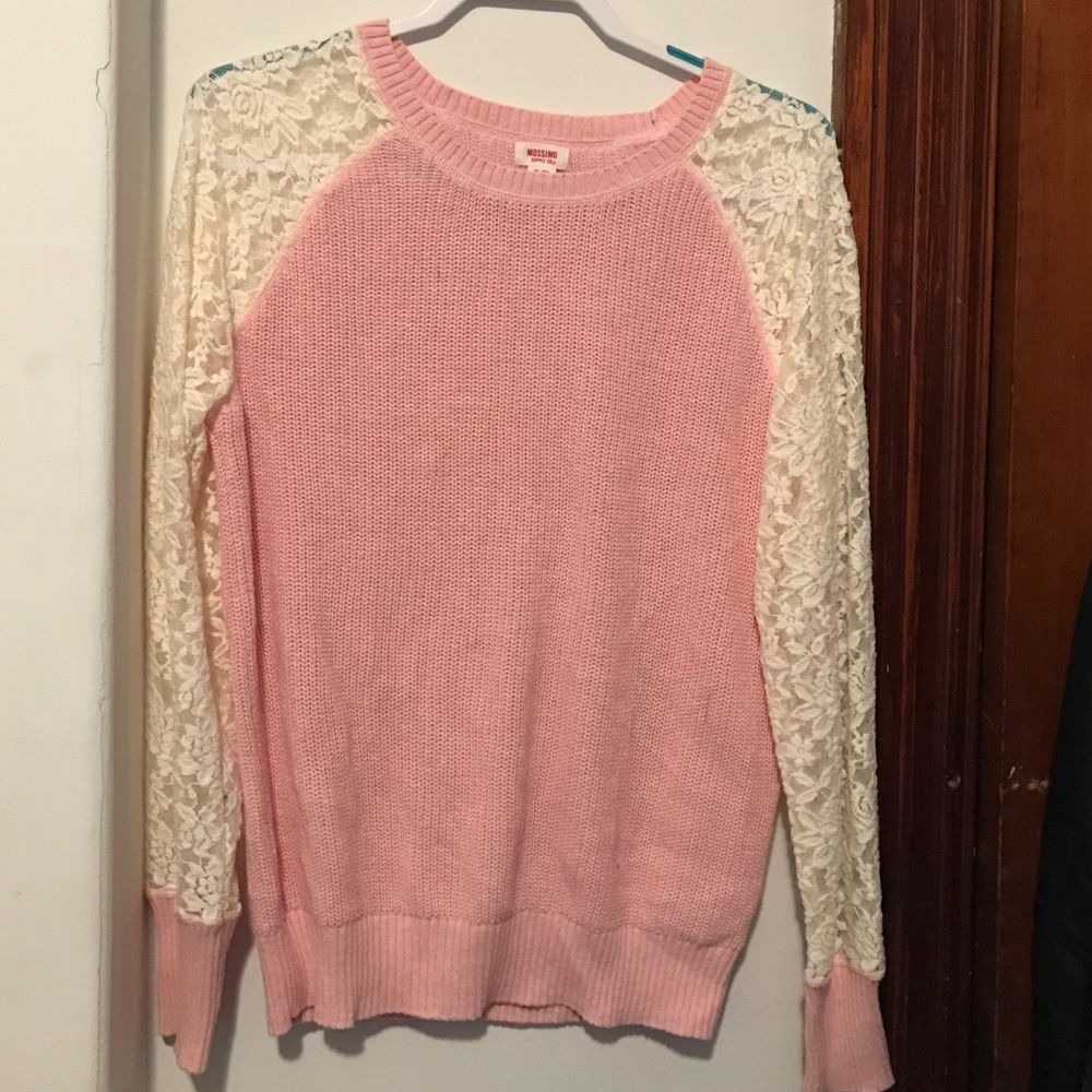 Romantic pink sweater