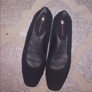 Black bandolino quilted work flats 9 look Chanel