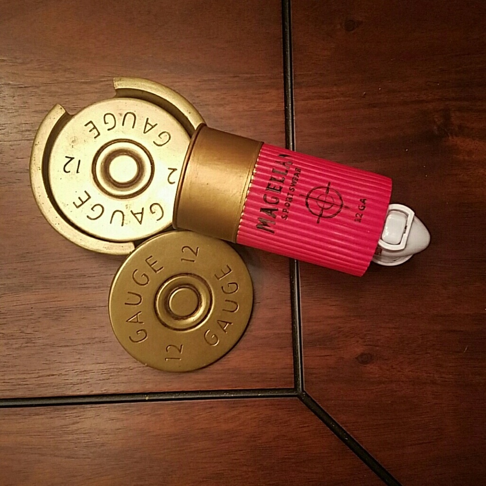 Shotgun coaster and night light.