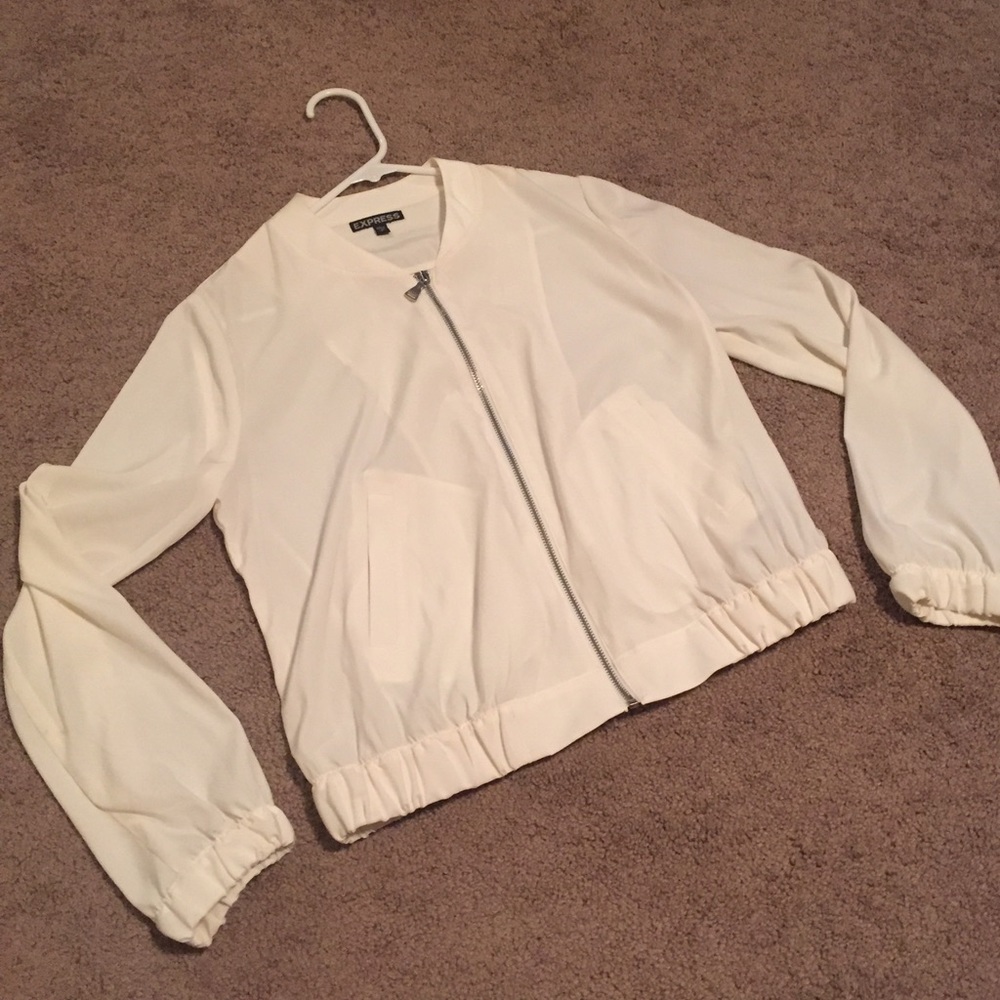 Express zip up casual wear jacket