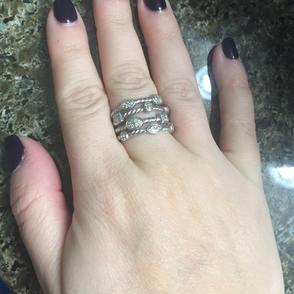 David Furman confetti ring