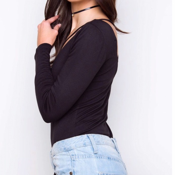 Criss Cross Bodysuit • Clearance - Picture 3 of 4