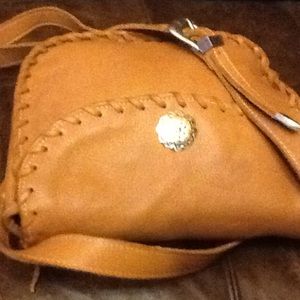 NWOT soft genuine leather natural URUGUAY!!