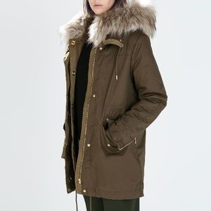 Zara 3-in-1 Parka w/ Detachable Lining & Fur Trim