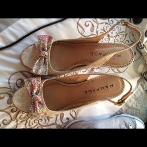 Never worn rampage heels