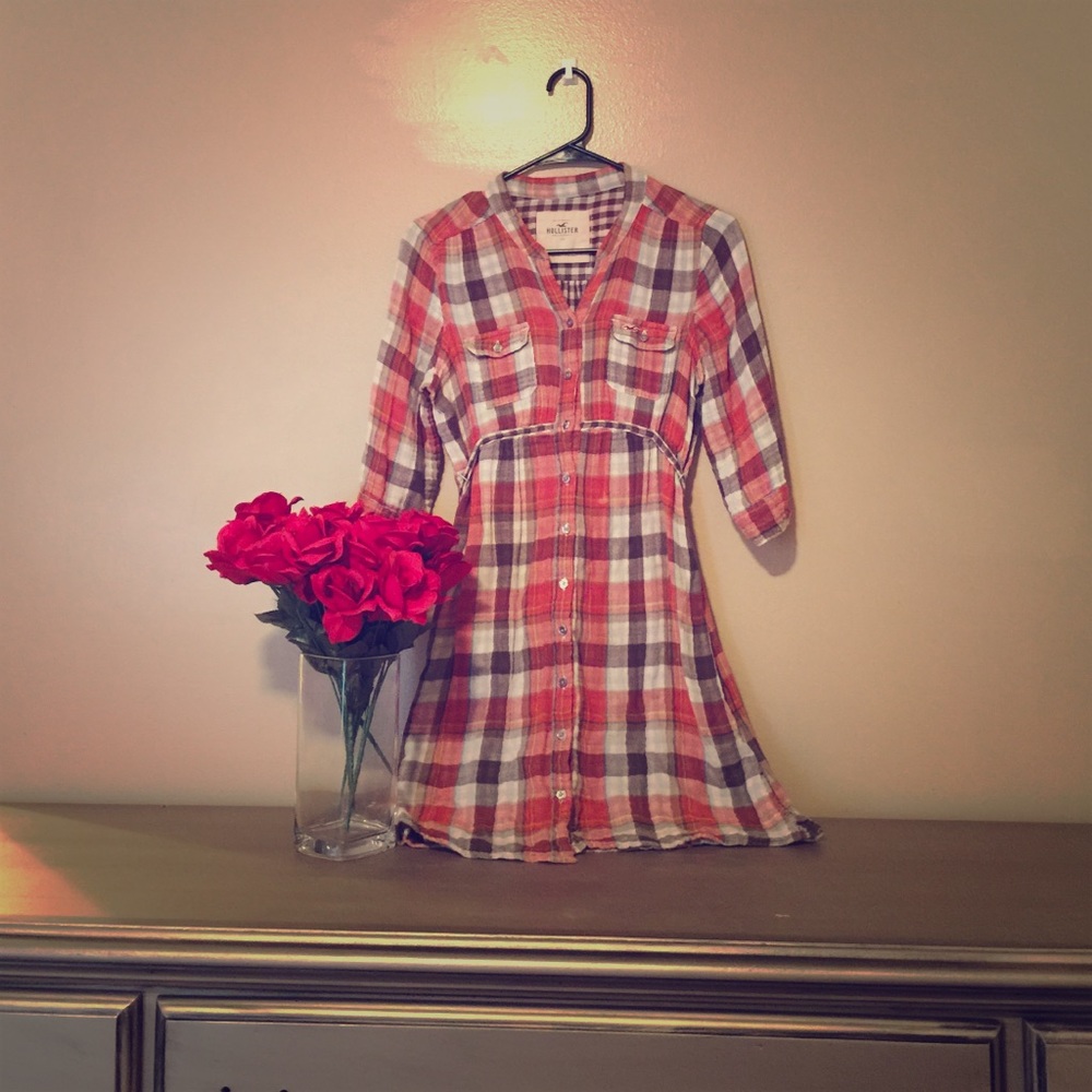 Hollister Plaid Dress