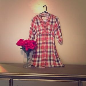 Hollister Plaid Dress
