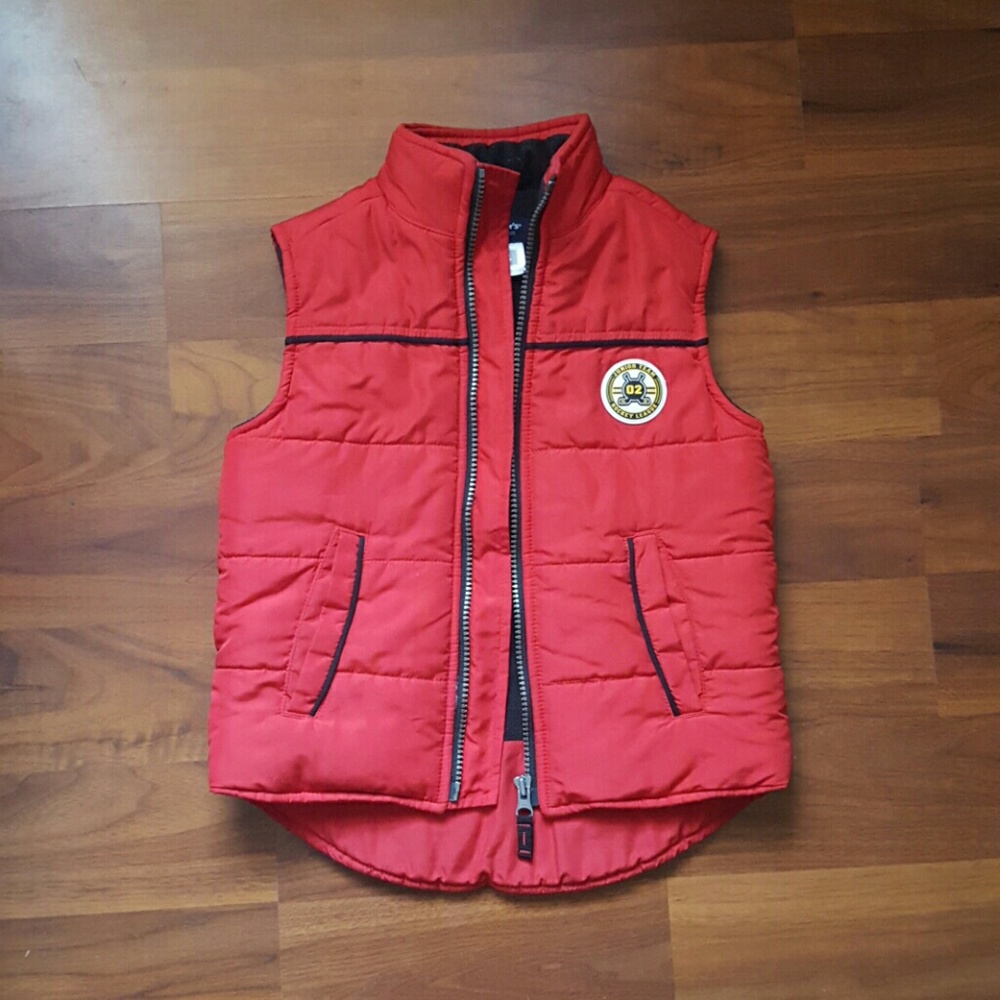 Boy's red vest