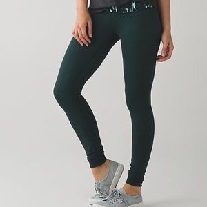Green Reversible Lululemon Leggings