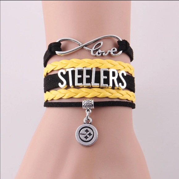 Jewelry - Steelers Bracelet (nwt)🚫FIRM 🚫
