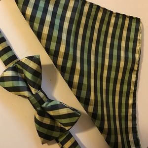 Bow tie and pocket square